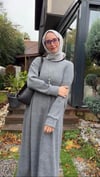 Kalın Örme Kumaş Elbise