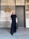 Kolu Gül Dantel Detaylı  Elbise