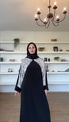 Leopar Desen Detaylı Elbise