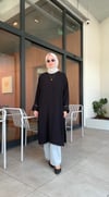 Yanları Yırtmaçlı Uzun Boy Tunik