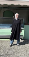 Yanları yırtmaçlı uzun tunik