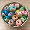 10 Yarn Bundles - Organic Cotton Yarn (choose colors)