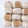 100% Peruvian Pima Cotton Yarn - PASTEL RAINBOW