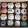 20 Yarn Bundles - Organic Cotton Yarn (choose colors)