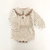 Adele Romper with collar, Exclusive confetti - custom color