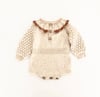 Adele Romper with collar, Exclusive confetti - Pumpkin Spice