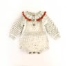 Adele Romper with collar, Exclusive confetti - custom color
