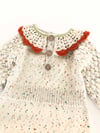 Adele Romper with collar, Exclusive confetti - custom color
