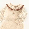 Adele Romper with collar, Exclusive confetti - Pumpkin Spice