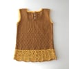 Artemis Dress / 2 Color, Biscuit × Sunflower