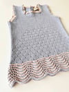 Artemis Dress / 2 Color, Periwinkle × Powder pink