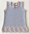 Artemis Dress / 2 Color, Periwinkle × Powder pink