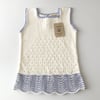 Artemis Dress / 2 Color, Snow × Periwinkle