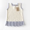 Artemis Dress / 2 Color, Snow × Periwinkle