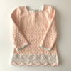 Artemis Dress Long Sleeve / 2 Color, Melon × Sky