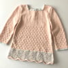 Artemis Dress Long Sleeve / 2 Color, Melon × Sky