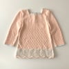 Artemis Dress Long Sleeve / 2 Color, Melon × Sky
