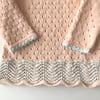 Artemis Dress Long Sleeve / 2 Color, Melon × Sky