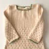 Artemis Dress Long Sleeve / 2 Color, Natural × Matcha