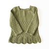 Artemis Dress Long Sleeve, Matcha