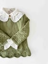 Artemis Dress Long Sleeve, Matcha