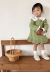 Artemis Dress Long Sleeve, Matcha
