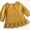 Artemis Dress Long Sleeve, Mustard