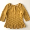 Artemis Dress Long Sleeve, Mustard
