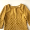 Artemis Dress Long Sleeve, Mustard