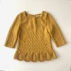 Artemis Dress Long Sleeve, Mustard