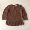Artemis Dress Long Sleeve, Walnut