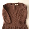 Artemis Dress Long Sleeve, Walnut