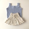 Aster Lace Top, Blue