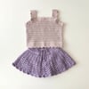 Aster Lace Top, Light Mauve