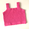 Aster Lace Top, Rosa pink