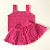 Aster Lace Top, Rosa pink