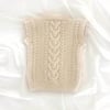 Baby Alpaca Cable Vest - 100% Baby Alpaca