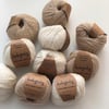 Baby Alpaca Popcorn Sweater& Beanie Set, Natural