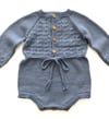 Basil Romper, Mink