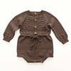 Basil Romper, Mink