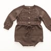 Basil Romper, Mink