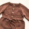 Basil Romper, Mocha