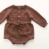 Basil Romper, Mocha