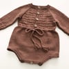 Basil Romper, Mocha