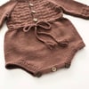 Basil Romper, Mocha
