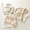 Blossom Popcorn Bonnet, Exclusive Confetti - Pastel Rainbow