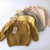 Bubble Sweater, Mustard