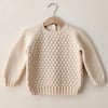 Bubble Sweater, Natural