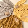 Cable Cardigan, Custom Color