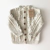 Cable Popcorn Cardigan, Exclusive Confetti - Four seasons